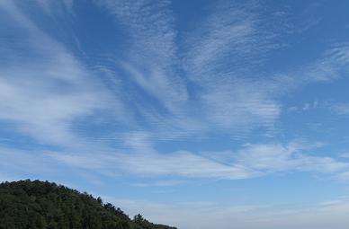 宝満山からの雲